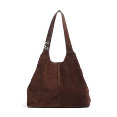 Coccinelle C-Easy Suede Hobo bag mørkebrun