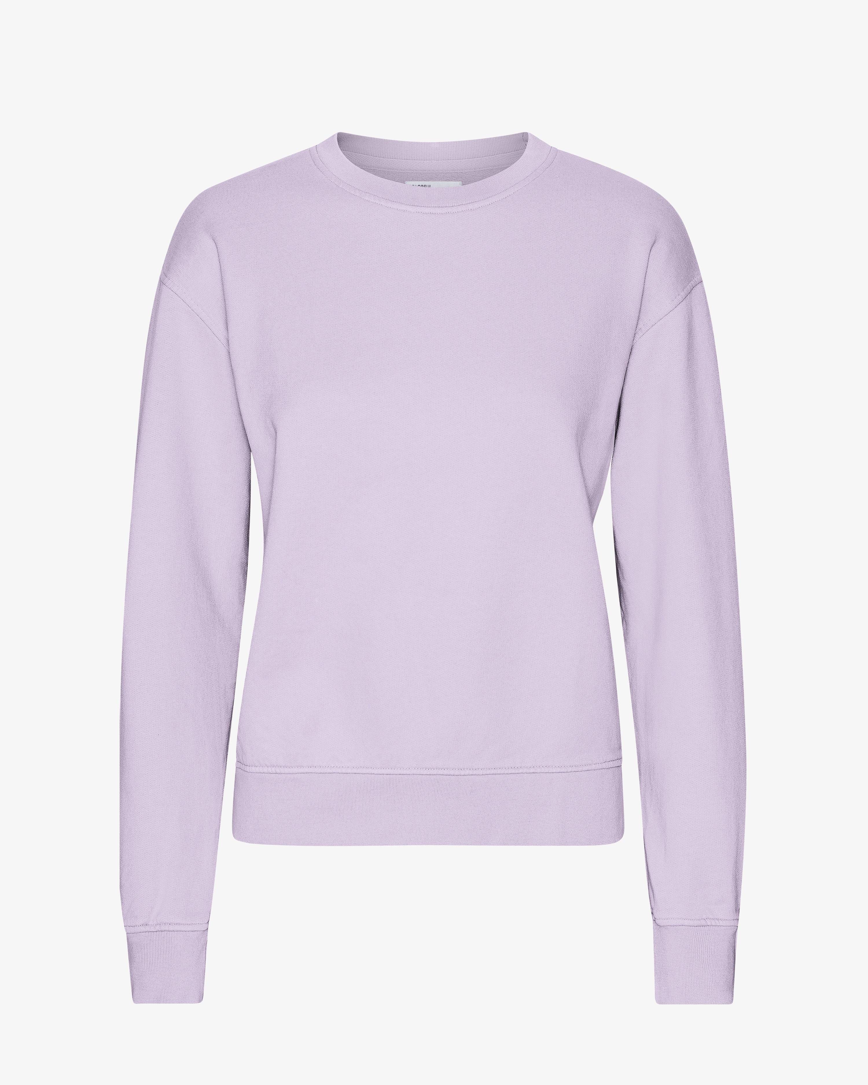 Women Classic Organic Crew - Soft Lavender - M