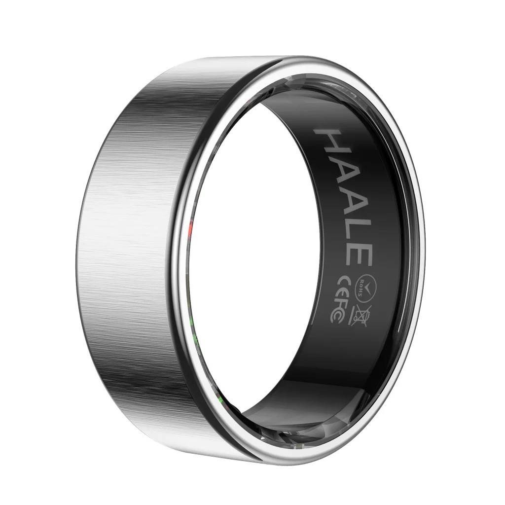 HAALE HAALE II Smart Ring - Brushed Silver 10 H2-BRUSHED-SILVER-10