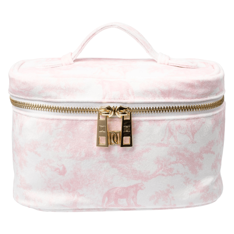 DARK Velvet Vanity Bag Small Cotton Candy Savannah Pattern