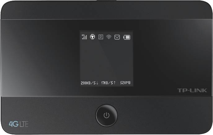 Trådlös 4G-router TP-Link M7350 LTE, 150 Mbps, WiFi 4, batteri, slot för SIM-kort