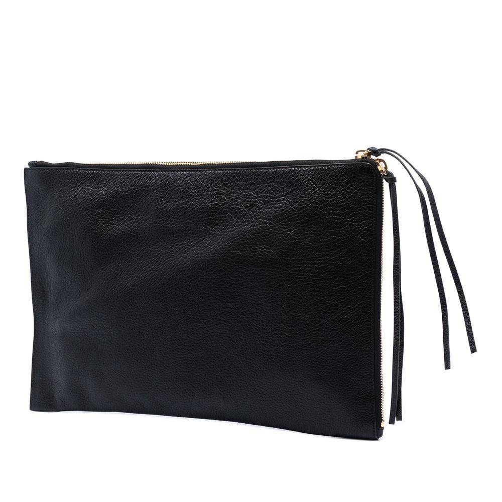 Balenciaga Vintage Clutch Stl. - Kuvertväskor Från Magasin - Black (L 22cm x W 34cm x D 0.50cm)