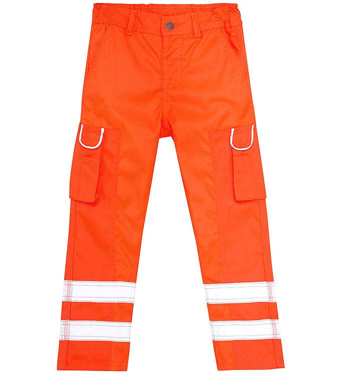 Minymo Arbetsbyxor - Chockerande Orange - Minymo - 7 år (122) - Byxor - Bomull