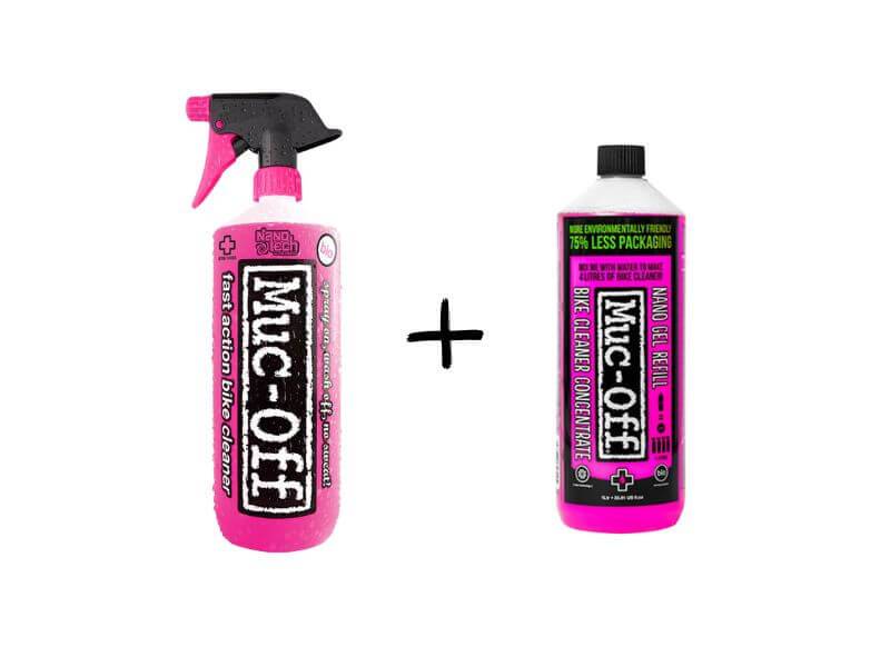 Muc-Off Nano Tech Bike Cleaner + 1 liter koncentrat