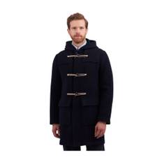 Brooks Brothers, Frakke, Herre, Blå, L, Uld, Navy Uld Duffelcoat