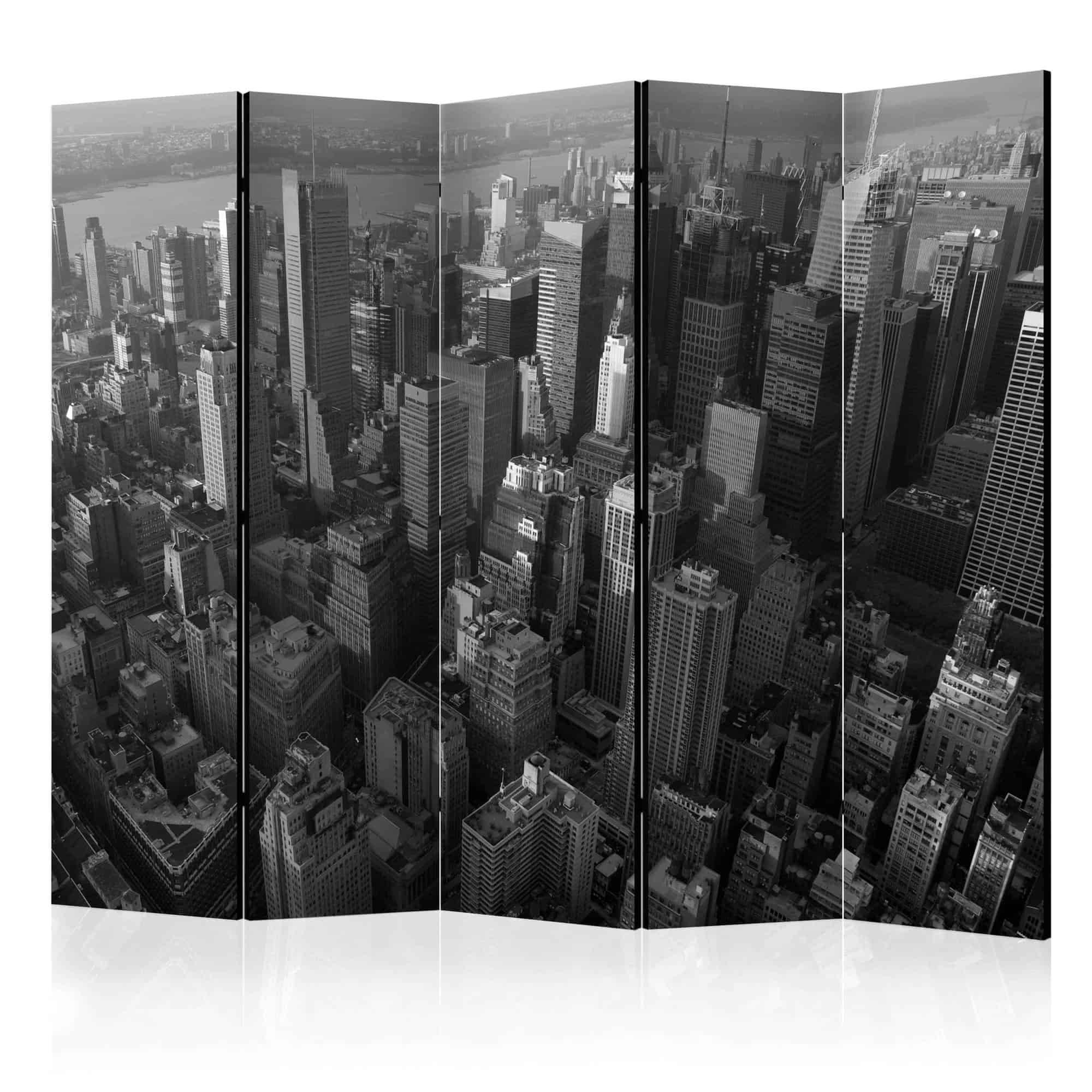 Skærmvæg New York: skyscrapers (bird's eye view) II