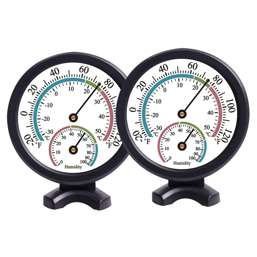 2 stk. mini indendørs termometer hygrometer 2 i 1 temperatur fugtighedsmåler