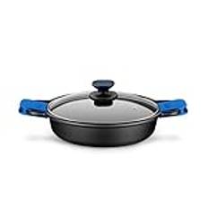 Braisogona Monix Solid + Gjuten Aluminium Non-Stick Låg Gryta med glaslock, 36 cm