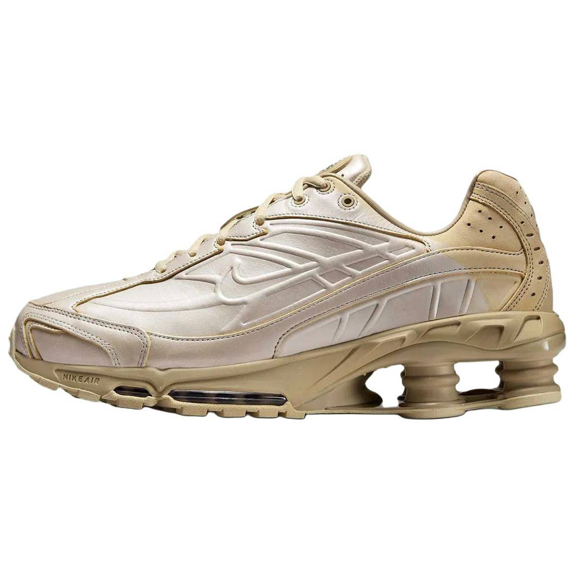 Nike Shox Ride 2 Metallisk Silver Öken Khaki Herr Sneakers Cream IH3653-095 44