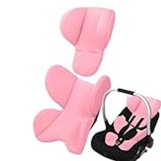 Pokronc Baby Car Seat Insert, Carseat Head & Body Support, Head Neck Seat Insert Pad, Body Support Headrest,for Carseats Pushchair Pram Carrier Lounger