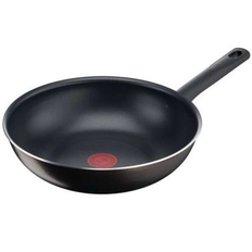 Wok EARLY PLUS B5681983 28 cm, sort, aluminum, Tefal