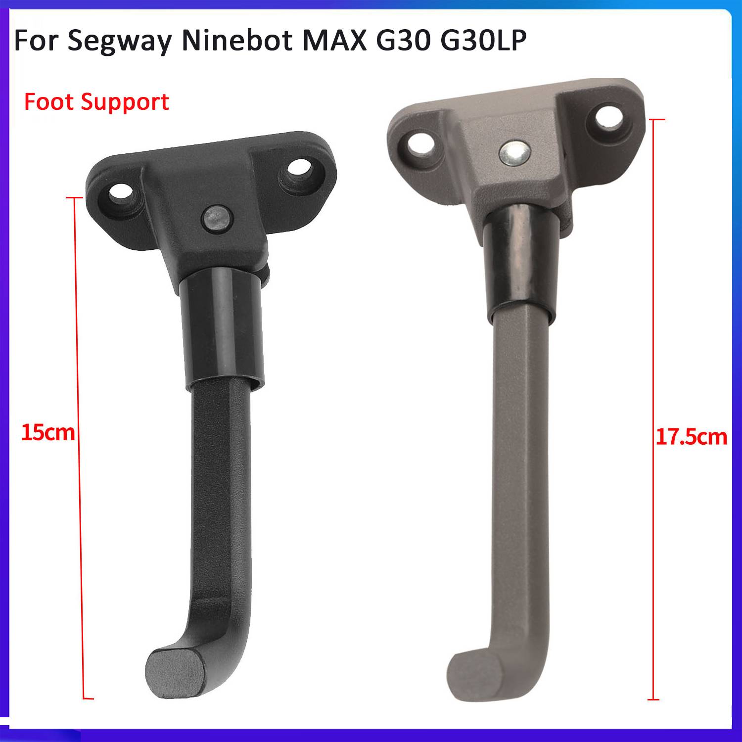 Kickstand for Segway Ninebot Electric Scooter MAX G30 G30LP Extended Foot Support Stand Parking Stand Brace Parts