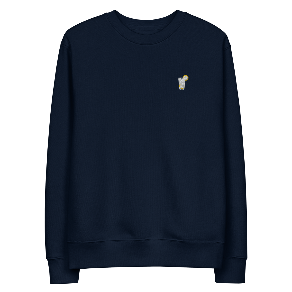 The Gin & Tonic Glass eco sweatshirt - French Navy (M)
