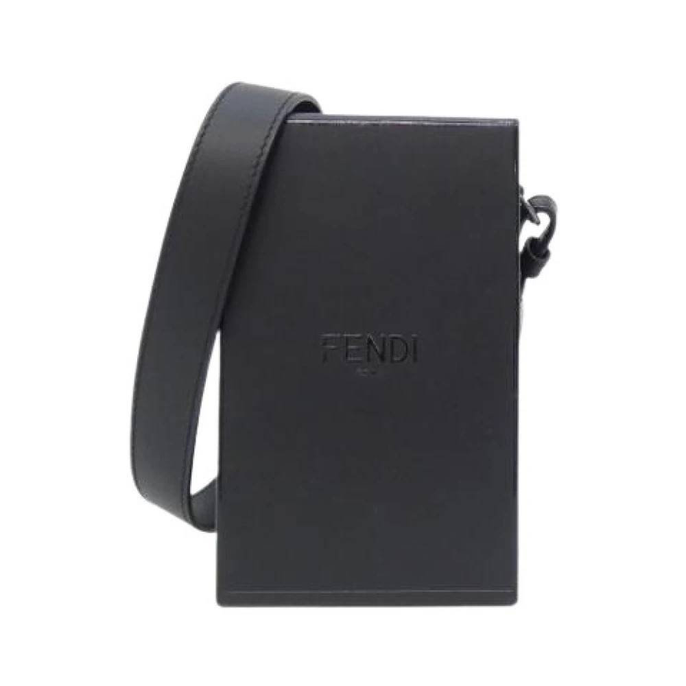 Fendi Vintage Pre-owned Vintage Skuldertaske - Vintage - Dame - Sort - ONE SIZE - Uld