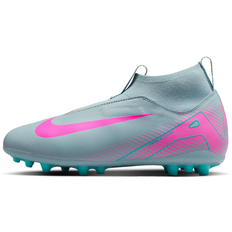 Nike Younger/older Kids' Artificial-grass High-top Football Boot Jr. Mercurial Superfly 10 Academy Fotbollsskor Ocean Cube/Pink Blast - US 1.5Y