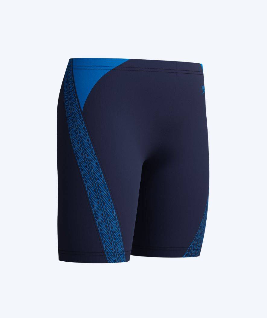 Speedo långa badbyxor för pojkar - Hyperboom Splice - Mörkblå