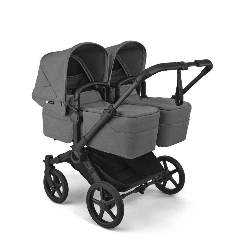 Bugaboo Donkey 6 Tvillingvagn Moon grey - Grå.
