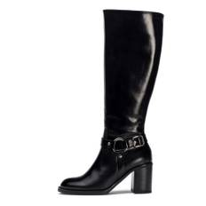 Wonders, Skor, Dam, Svart, 41 EU, Läder, Botas Vega Negras, Color: