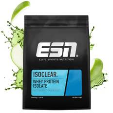 ESN ISOCLEAR Whey Isolate Protein Pulver, Green Apple, 2 kg, Proteinlimo mit fruchtig leckerem Geschmack, Clear Whey Protein - made in Germany