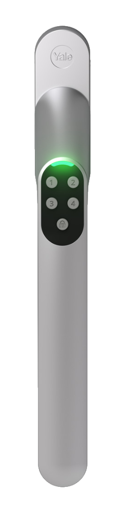 Låsbart handtag till fönster / altandörr Yale Code Handle-Rakt