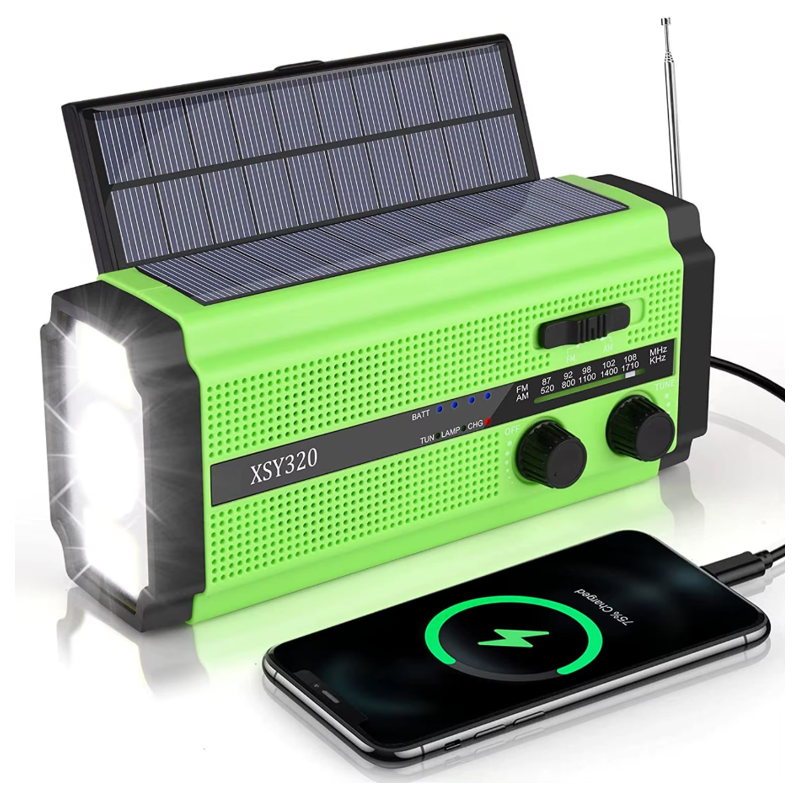 Globuz - Nødradio m/ Powerbank 5.000mAh.