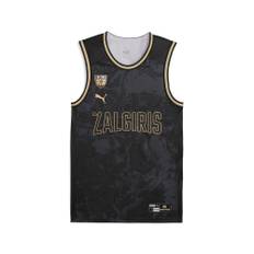 Men's Puma BC Zalgiris Kaunas 24/25 Third Jersey, Black, Size 4XL, Clothing - Black - 4XL