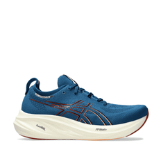 ASICS Men's Gel-Nimbus 26 Running Shoes in Rich Navy/Faded Orange AW24 - 8