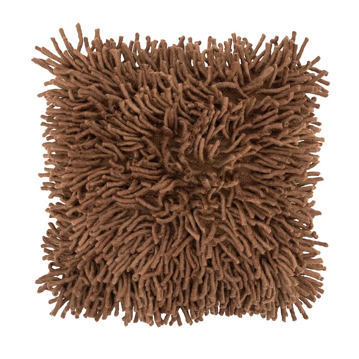 By-Boo, Pyntepude i bomuld Moppy Brown 50x50 cm