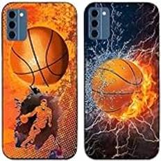 Fodral till Nokia C300 I Cool Basketboll Tryckt I TPU Gel Silikon I 2 st Baktelefonskal Skal