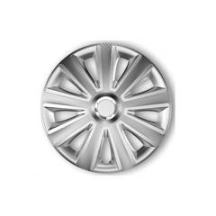 BPROAUTO Set med 4 grå AVIATOR 13-tums hjulkapslar 3663021246801