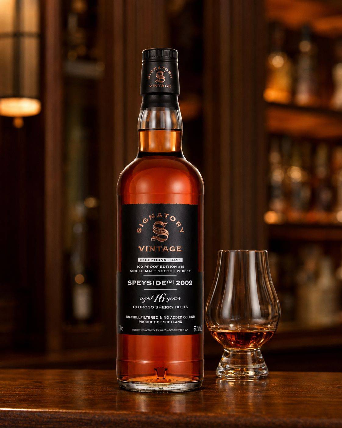 Signatory Vintage Whisky Company, Signatory Vintage Single Malt Exceptional Cask Speyside 2009 16 År 57,1%