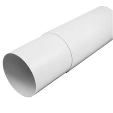 Ventilationsrör Europlast Teleskopiskt 300-500Mm Ø125Mm Vit