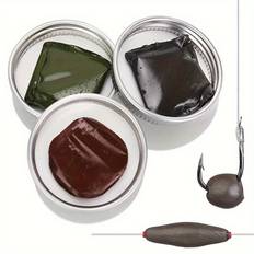 TEMU 15g/box Tungsten Putty Mud With Box For Sinker Rig, Carp Fishing Accessories, Tackle