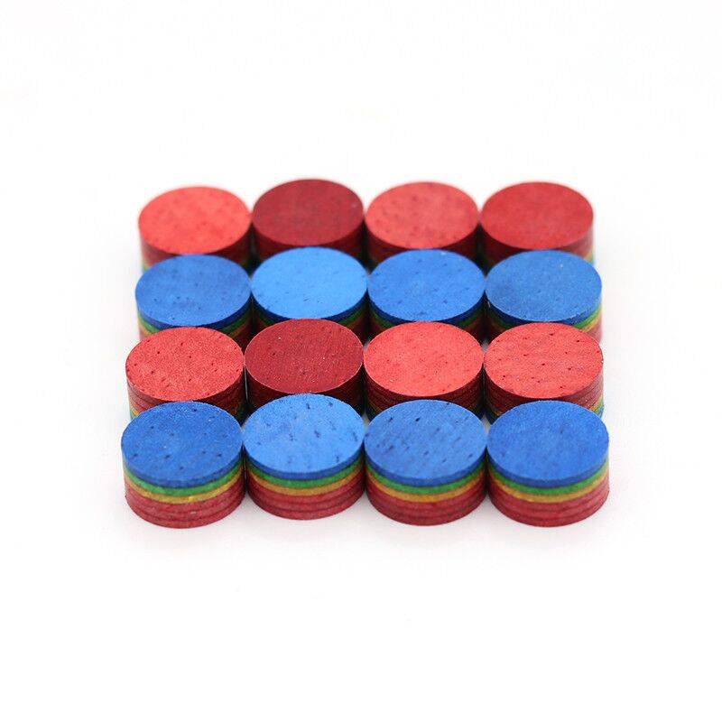 Professional superior quality rainbow colorful multi layer 14mm Billiard Pool Cue Tip