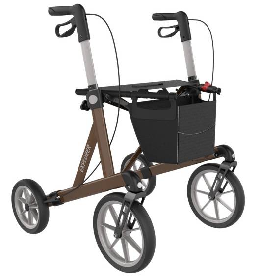 Rollator Explorer Bred Store hjul