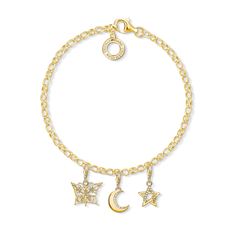 Thomas Sabo - Presentset Charm Club Stjärna, Fjäril & Måne Guld