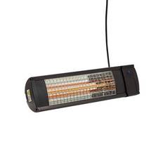 Väggupphängd terrassvärmare Heat 1 ECO High-line 2000 W svart