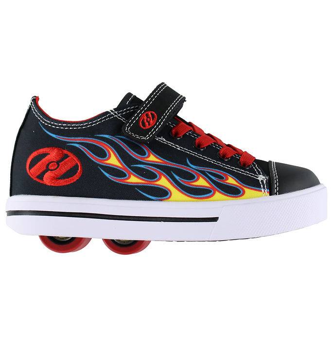 Heelys Rullesko - Snazzy - Sort/Gul/Rød - Heelys - 30 - Sko
