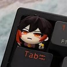 ZhongLi Anime keycaps Esc Custom Keycaps furina figur enstaka konstharts tangenter för Gaming Cherry mekanisk