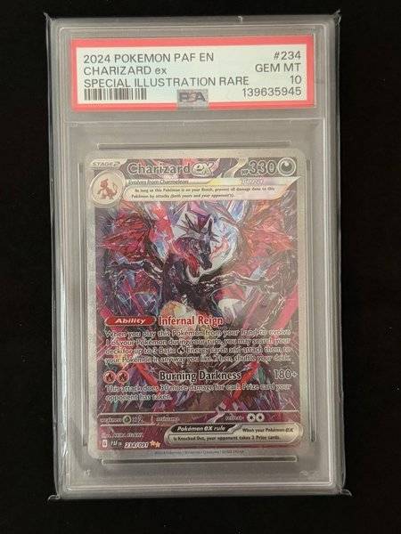 Charizard ex 234/91 Paldean Fates PSA 10