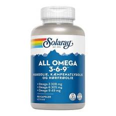 All Omega 3-6-9 Solaray 90 kapsler