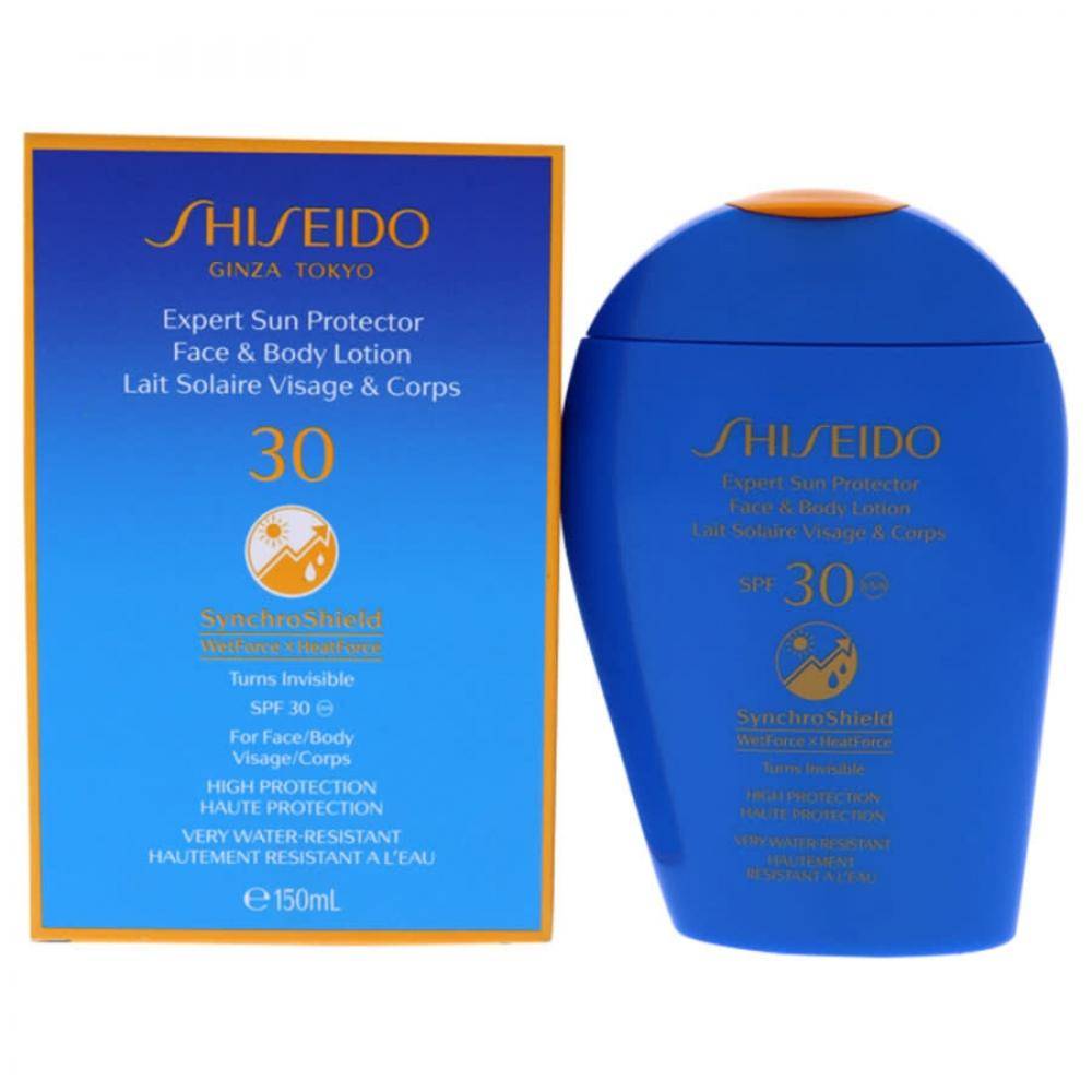 Expert Sun Protector Face And Body Lotion Plus WetForce Spf 30 By Shiseido For Unisex 5 Oz Sunscreen 768614156758