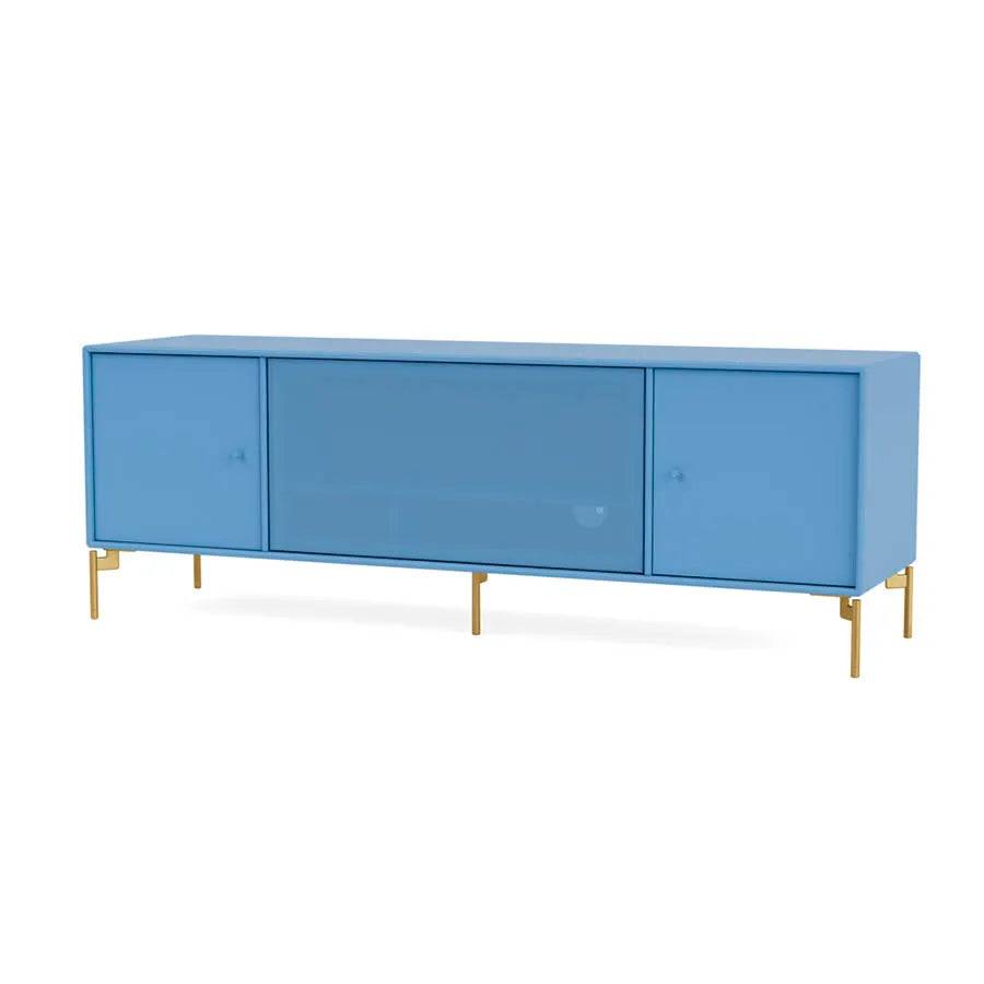 TV & Sound modul Octave III, SI13 medium, inkl. ben fra Montana Azure / Krom - Jacobsen Plus