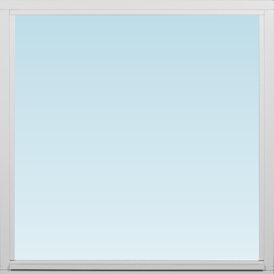 Dala Fönster DF fast fönster 980x980mm 1-luft, insida trä utsida trä, 3-glas (10x10)