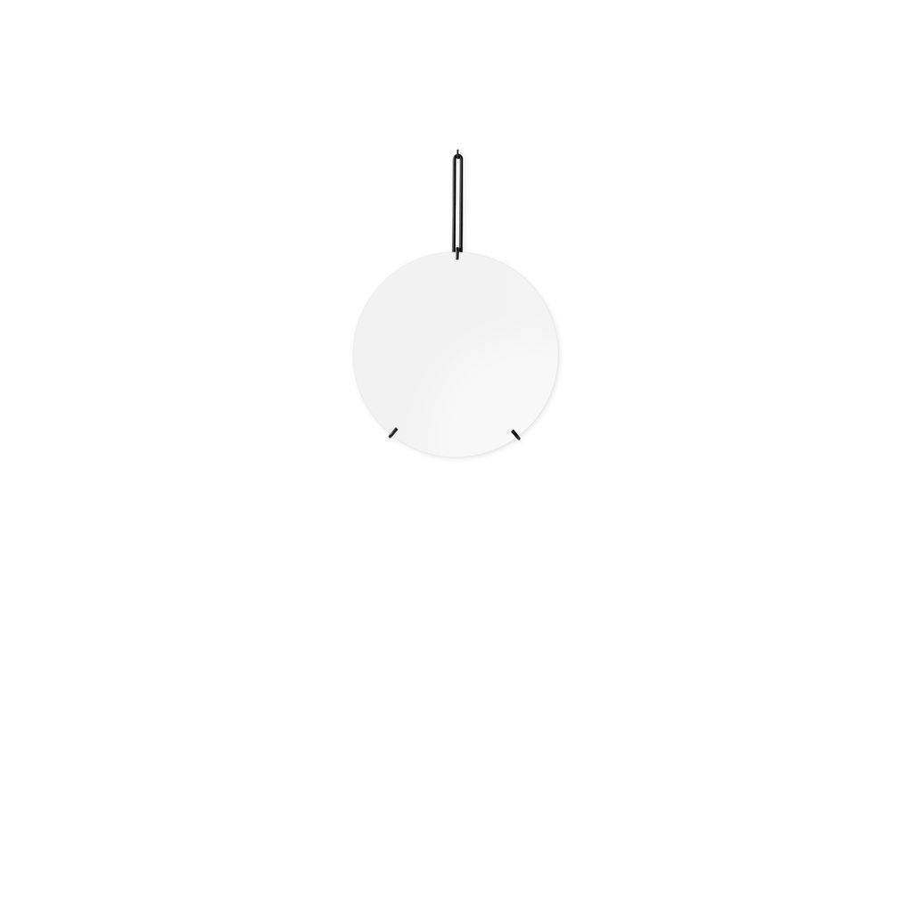 MOEBE - Wall Mirror - Ø30 - Spegel - Black - H: 45 x L: 30 x B: 1,5 cm