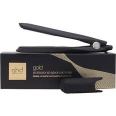 ghd gold - Professionell Plattång För Att Räta Ut, Locka Och Skapa Vågor, Optimal Stylingtemperatur 185ºc, Dubbelzonsteknik, Svart