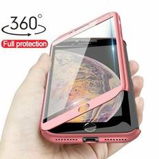 360 Skal till iPhone 5S Stötsäkert skydd + glas - Svart