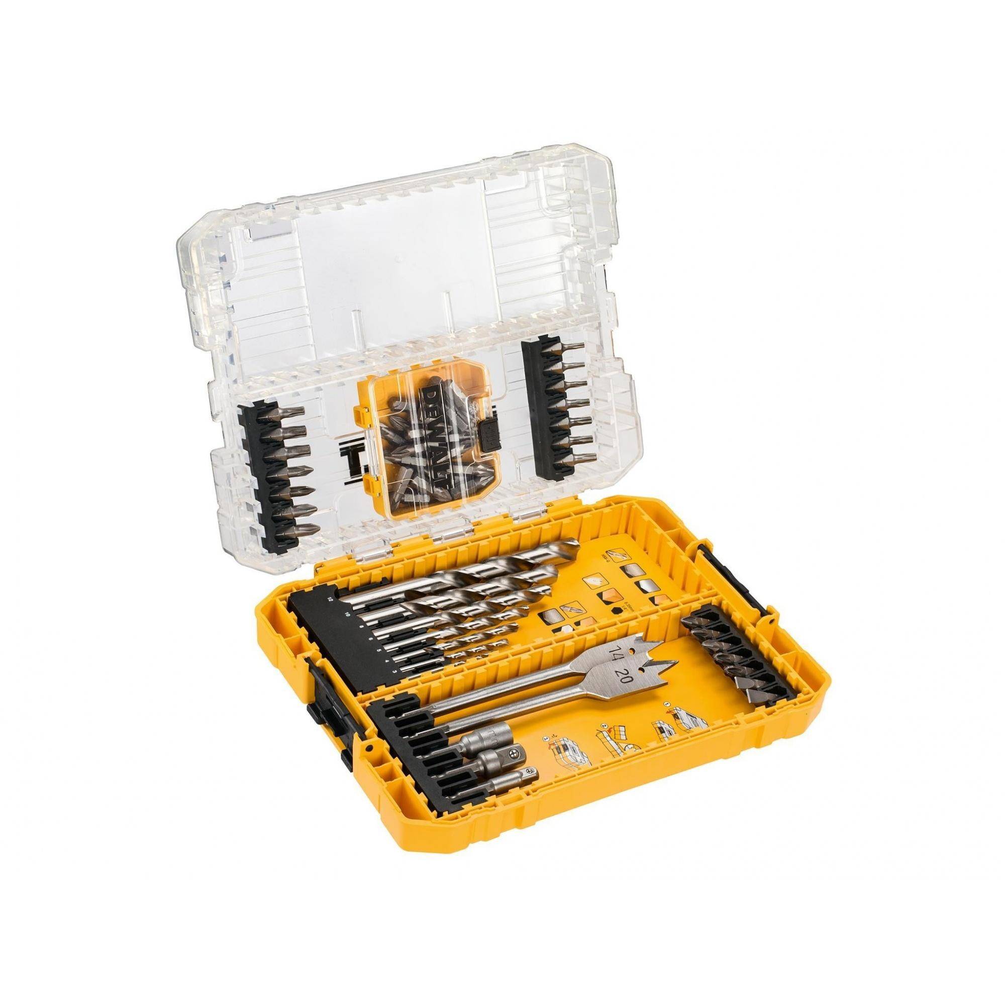 Dewalt Power Tools Dt70757 Mixed Drill & Bit Set, 55 Piece One Size tropisk regnskog färg
