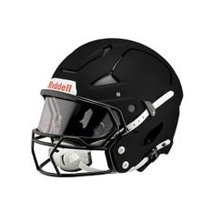 Riddell Axiom Varsity Football Helm 7 3/4 - mattschwarz W-2EG-SW-HP-S schwarz clear