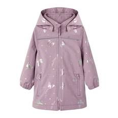 Alfa08 Softshell Jakke, Elderberry Butterfly, 98 cm